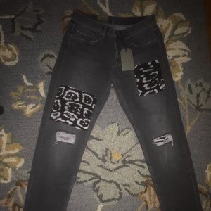 All Saints black “boy”  jeans